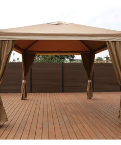 Impact Canopy USA 10X10 Gazebo Screen House TAN