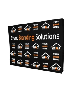 Impact Canopy USA Custom Signs & Banners Custom Printed Palisade Pop Up Display Wall