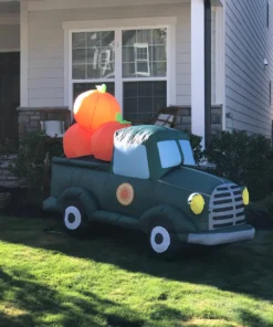 Impact Canopy USA HALLOWEEN - Yard Inflatable Pumpkin Truck