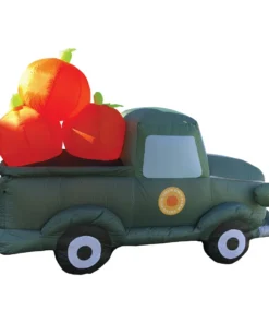 Impact Canopy USA HALLOWEEN - Yard Inflatable Pumpkin Truck