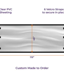 Impact Canopy USA Canopy Accessories 10' Clear Protection Shield 46