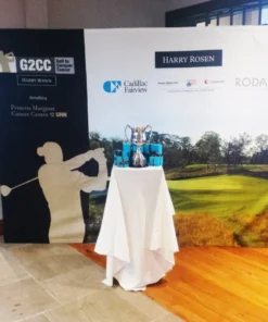 Impact Canopy USA Custom Signs & Banners Custom Printed Palisade Pop Up Display Wall