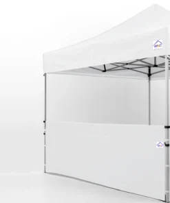 Impact Canopy USA 10' Rail Skirt Half Wall Bar Assembly - Fits Impact DS Frame Or Square Size - 1 1/8