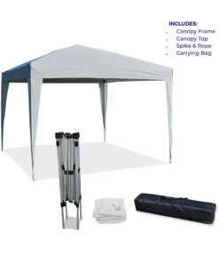 Impact Canopy USA UNBELIEVABLE DEALS OPEN BOX - 10'x10' EZ Pop Up Canopy Outdoor Dressed Leg Wedding Party Tent Folding Gazebo 12 Impact Canopy USA UNBELIEVABLE DEALS OPEN BOX - 10'x10' EZ Pop Up Canopy Outdoor Dressed Leg Wedding Party Tent Folding Gazebo