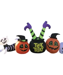 Impact Canopy USA HALLOWEEN - Yard Inflatable Trick Or Treat Witch's Cauldron Seasonal Inflatables