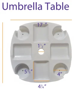 Impact Canopy USA Beach Umbrella Table Accessory