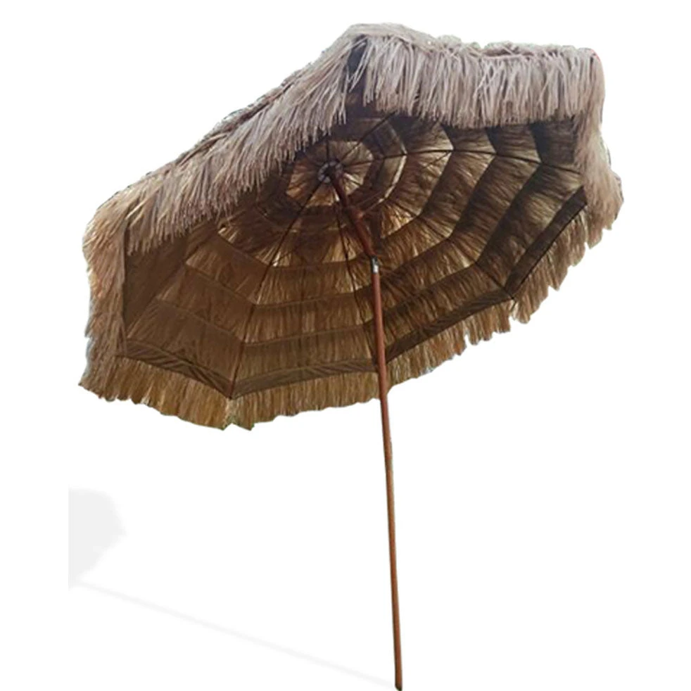 Impact Canopy USA Beach Umbrella - Thatched Tiki Hawaiian Pool Patio Umbrella Tables, Chairs, And Umbrellas 3 Impact Canopy USA Beach Umbrella - Thatched Tiki Hawaiian Pool Patio Umbrella Tables, Chairs, And Umbrellas