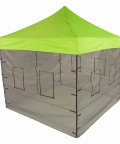 Impact Canopy USA 10x10 Pop Up Canopy Tent With Food Service Vendor Sidewalls With Windows
