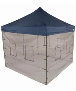 Impact Canopy USA 10x10 Pop Up Canopy Tent With Food Service Vendor Sidewalls With Windows