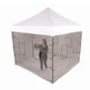 Impact Canopy USA 10x10 Pop Up Canopy Tent With Food Service Vendor Sidewalls With Windows