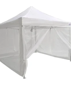 Impact Canopy USA Canopies 10x10 Recreational Grade Steel Pop Up Canopy Tent With Screen Room Enclosure - TL