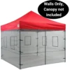 Impact Canopy USA 10x10 Pop Up Canopy Food Service Mesh Sidewalls With Windows (WALLS ONLY)