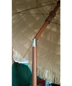 Impact Canopy USA Beach Umbrella - Thatched Tiki Hawaiian Pool Patio Umbrella Tables, Chairs, And Umbrellas