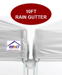 Impact Canopy USA 10' Pop Up Canopy Rain Gutter Canopy Accessories