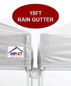 Impact Canopy USA 15' Rain Gutter For Pop Up Canopy Tents