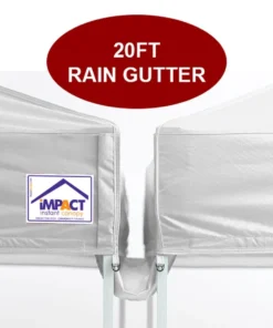 Impact Canopy USA 20' Rain Gutter For Pop Up Canopy Tents
