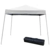 Impact Canopy USA UNBELIEVABLE DEALS OPEN BOX - 10'x10' White Pop Up Canopy Outdoor Slant Leg Wedding Party Tent Folding Gazebo 1 Impact Canopy USA UNBELIEVABLE DEALS OPEN BOX - 10'x10' White Pop Up Canopy Outdoor Slant Leg Wedding Party Tent Folding Gazebo